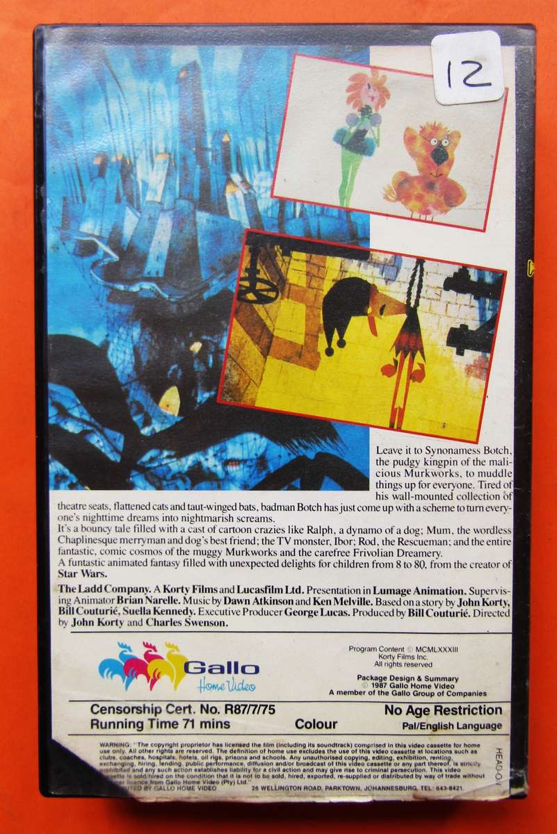 Twice Upon a Time - George Lucas - Movie VHS Tape (1987)