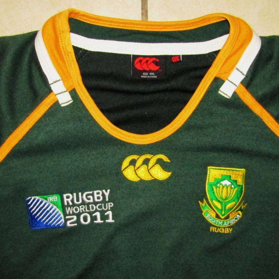 2011 World Cup Springbok Rugby Jersey - Size XXL