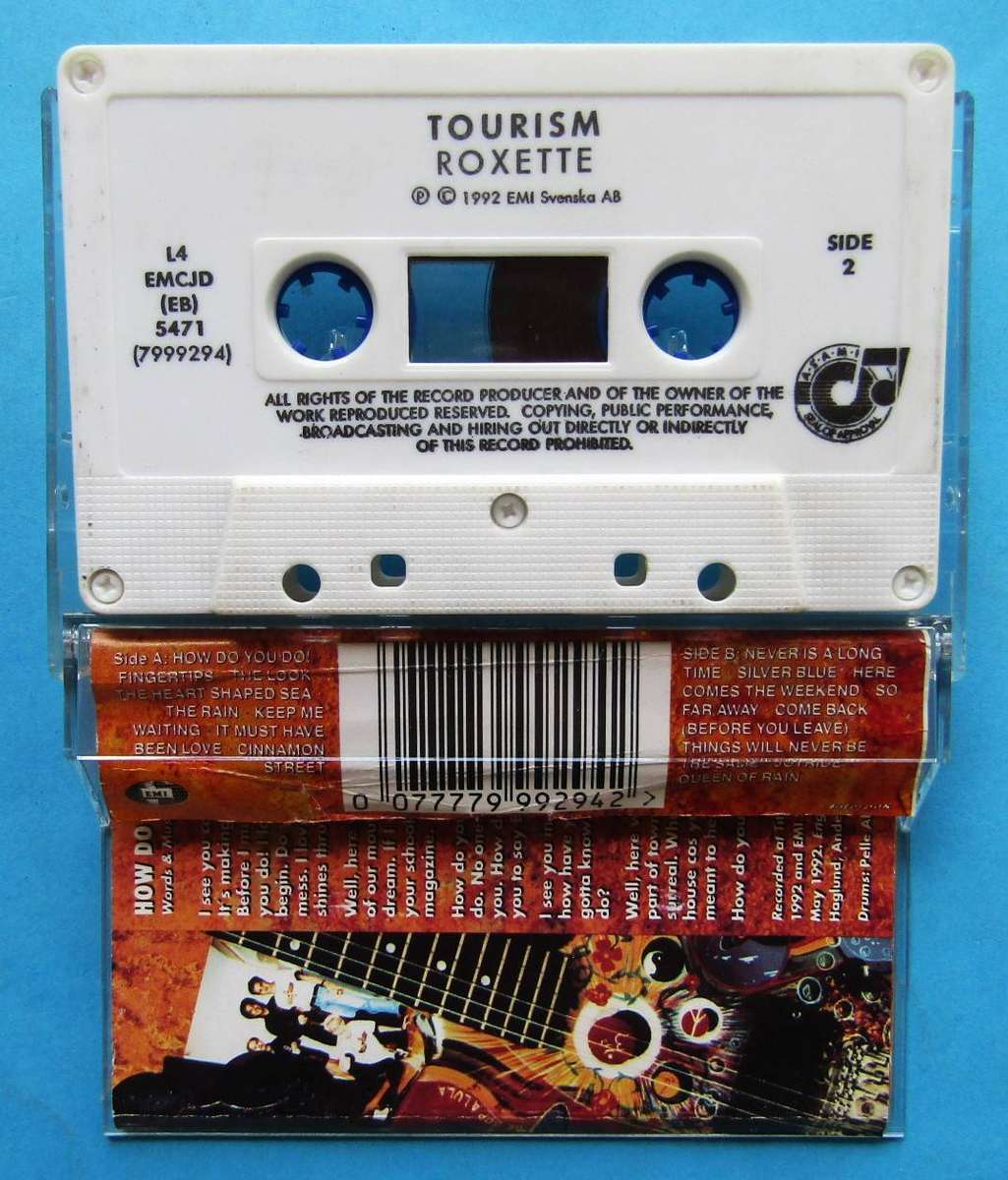 Roxette - Tourism - Cassette Tape (1992)