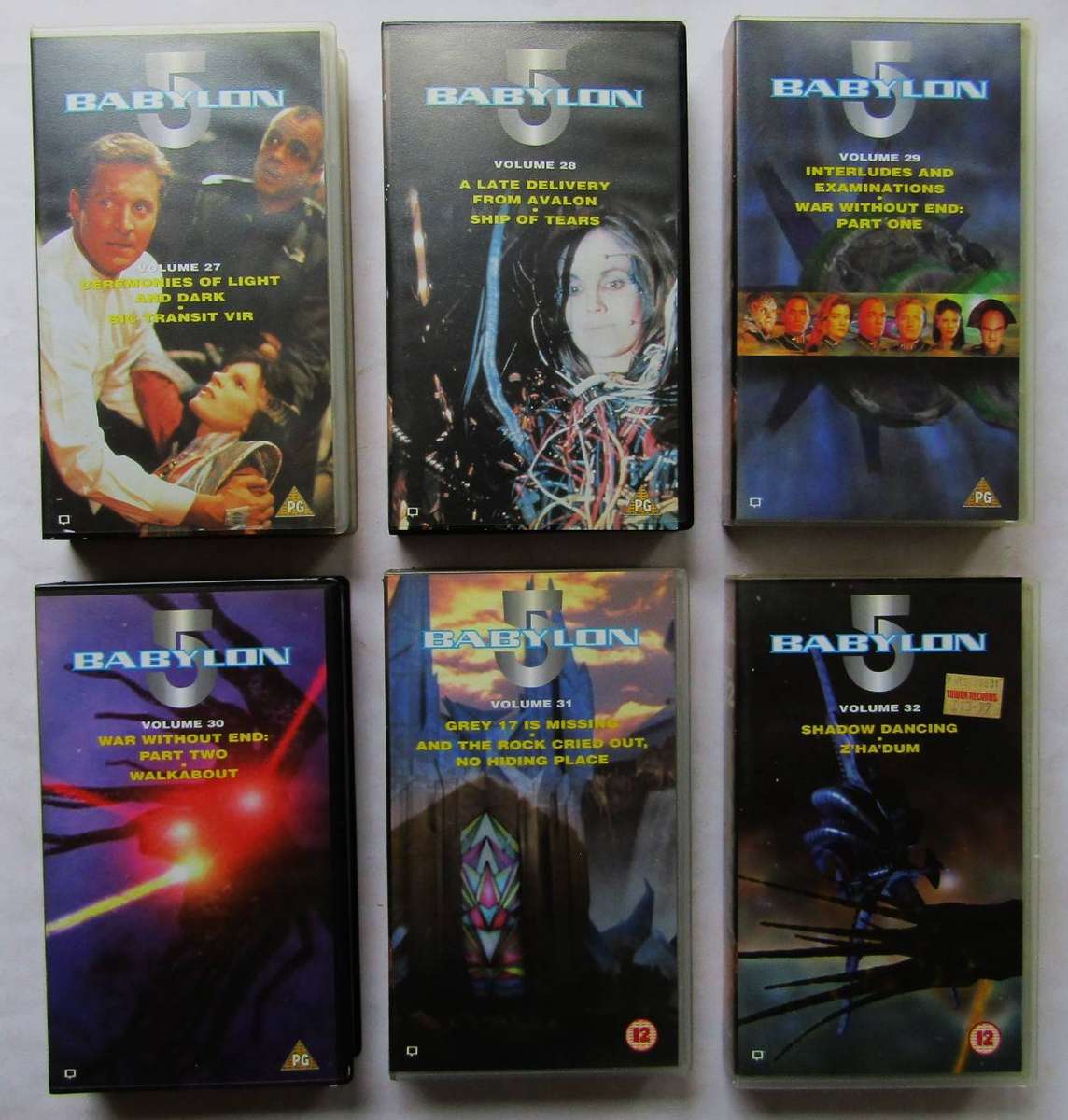 Babylon 5 - Volumes 27 to 32 - VHS Video Tapes