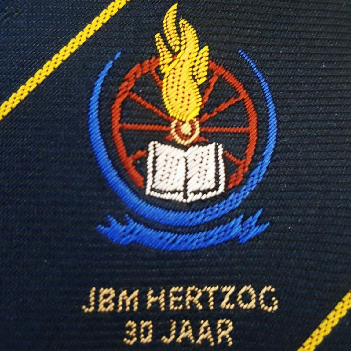 Old JBM Hertzog 30 Jaar Neck Tie