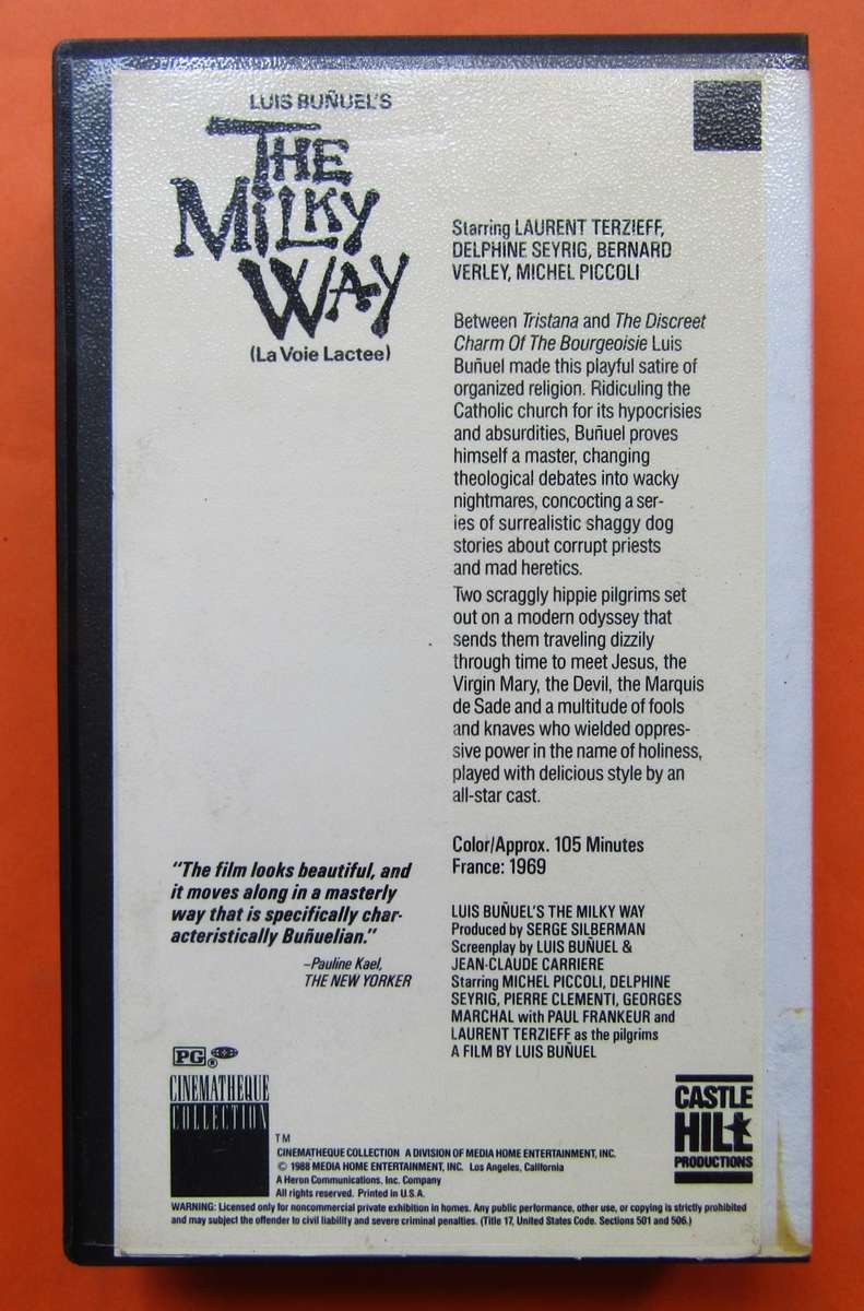The Milky Way - Movie VHS Tape (1988)