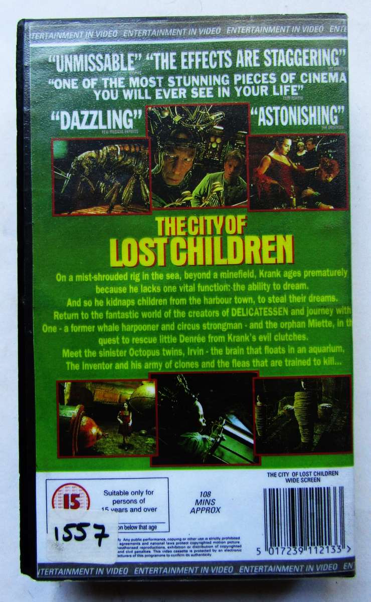 The City of Lost Children - Movie VHS Tape (1995)