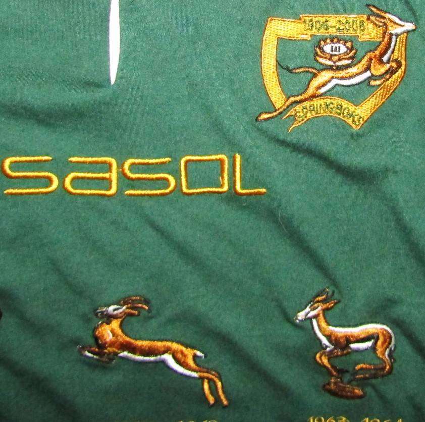 2006 Limited Edition Springbok Rugby Jersey