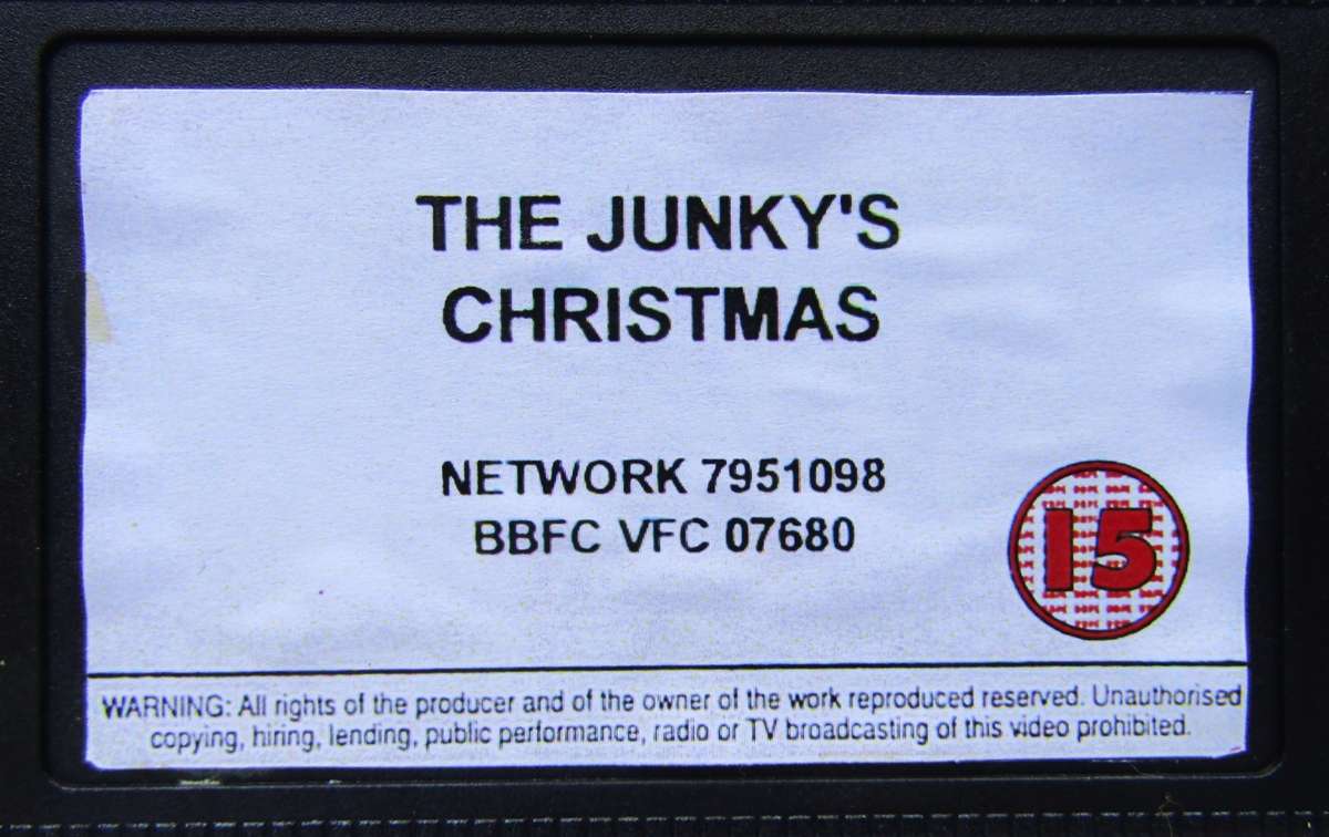 The Junky's Christmas - Short Animation VHS Tape (1998)