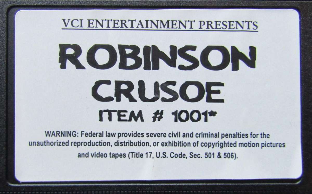 Robinson Crusoe - 50th Anniversary Edition - Movie VHS Tape (2004)