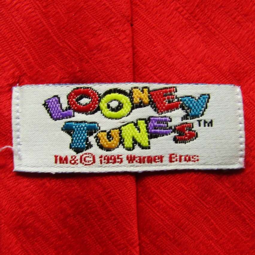 1995 Looney Tunes Daffy Bowling Neck Tie
