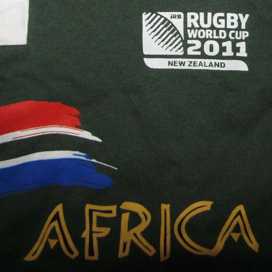 2011 World Cup South Africa Rugby Jersey - XL Size