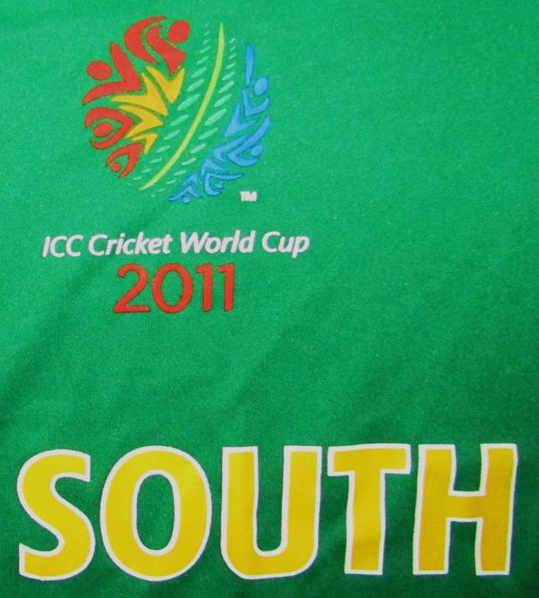 2011 Word Cup SA Cricket Jersey - Large Size