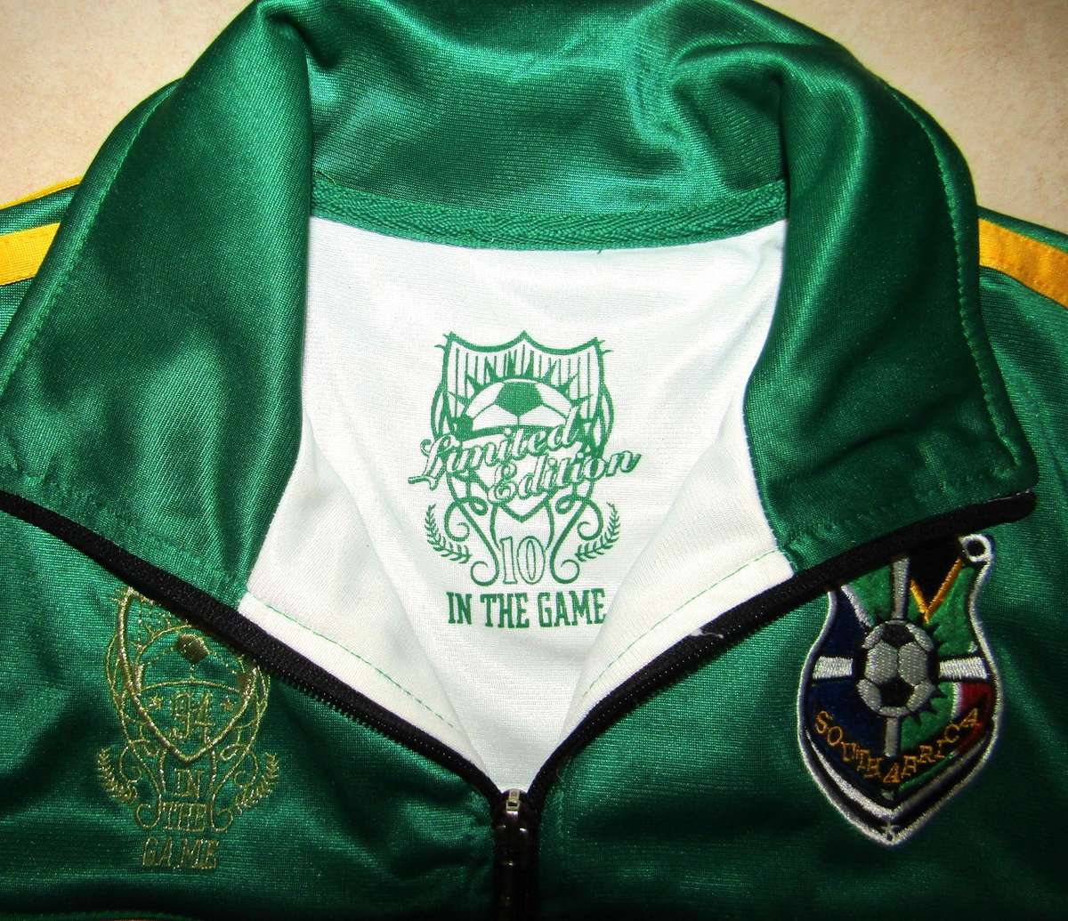 Limited Edition South Africa Soccer Tracksuit Jacket