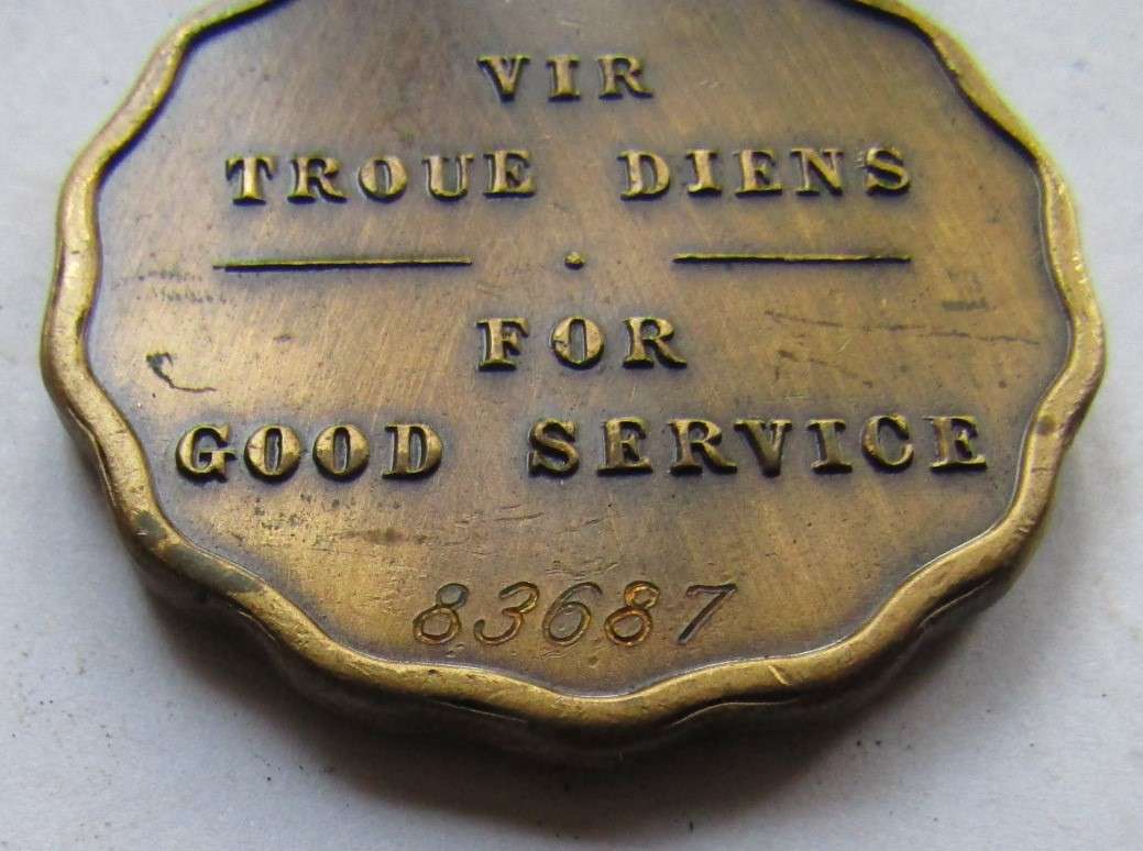 SADF 10 Year Good Service Full Size Medal