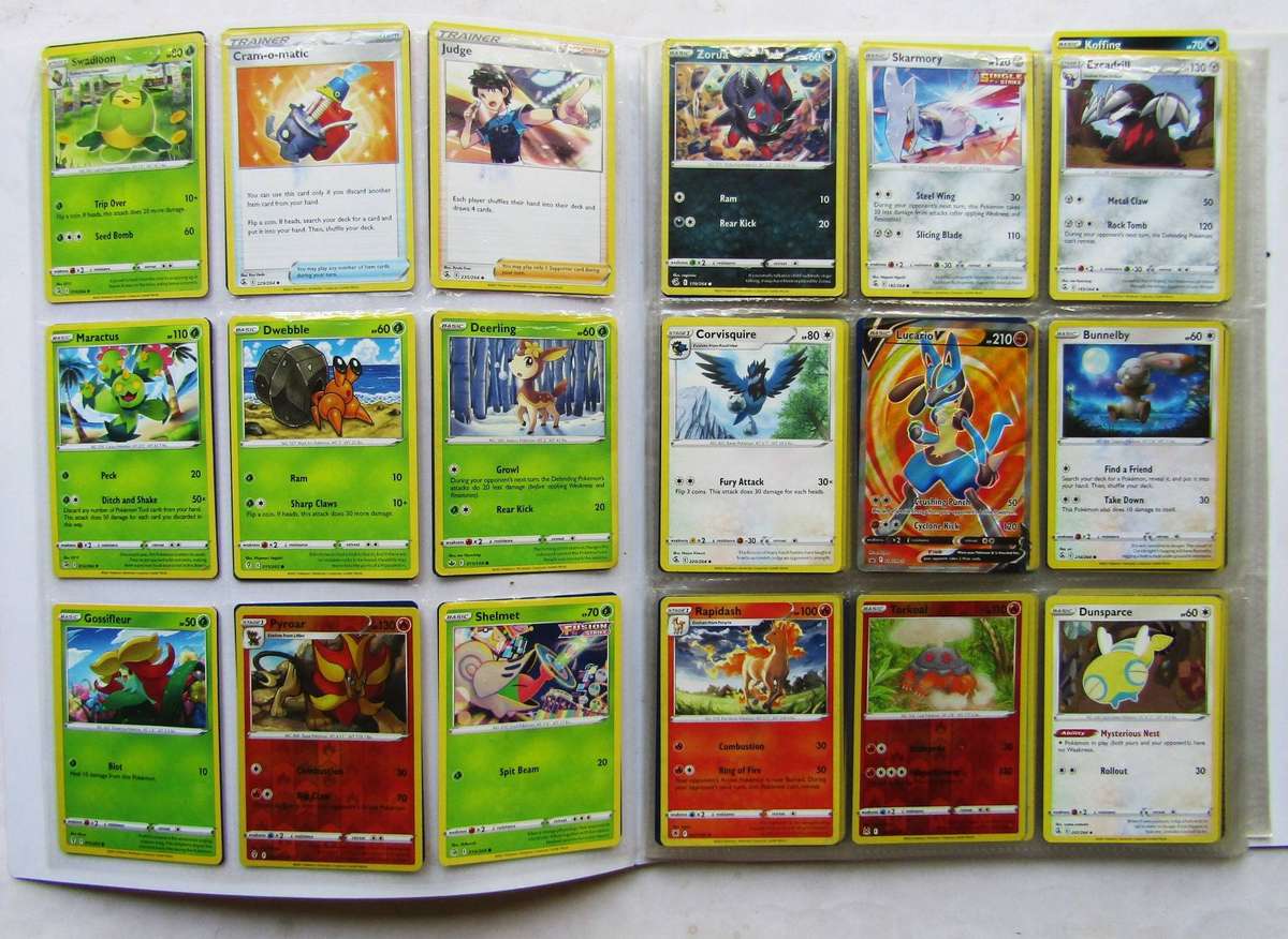 Pokemon Album with 99 Trading Cards