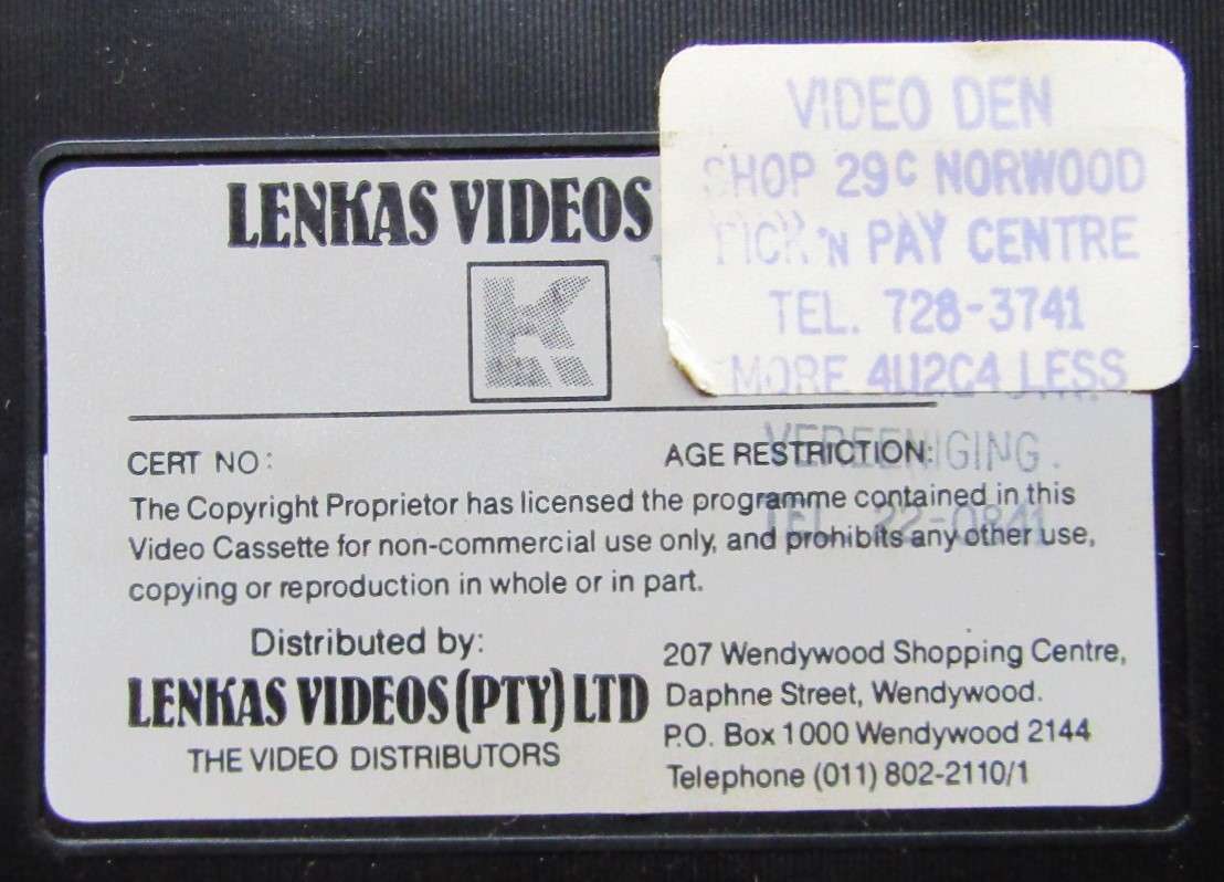 The Only Way - Jane Seymour - War Movie VHS Tape (1970)