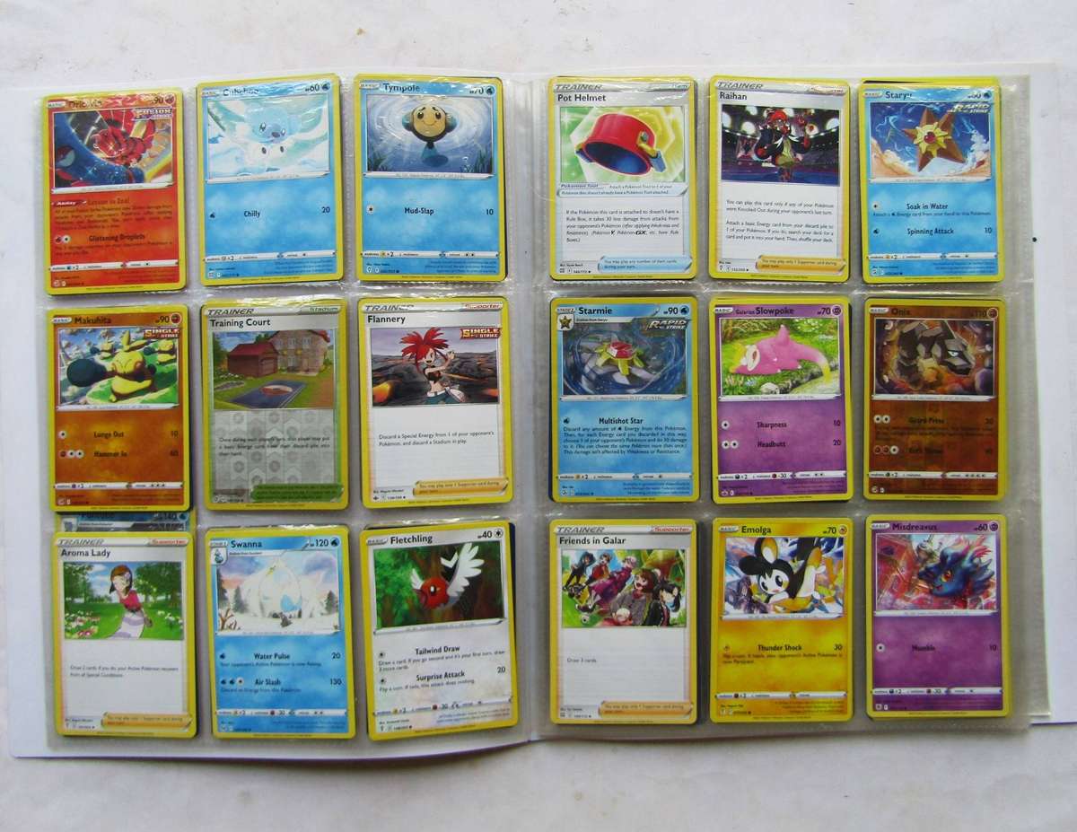 Pokemon Album with 99 Trading Cards
