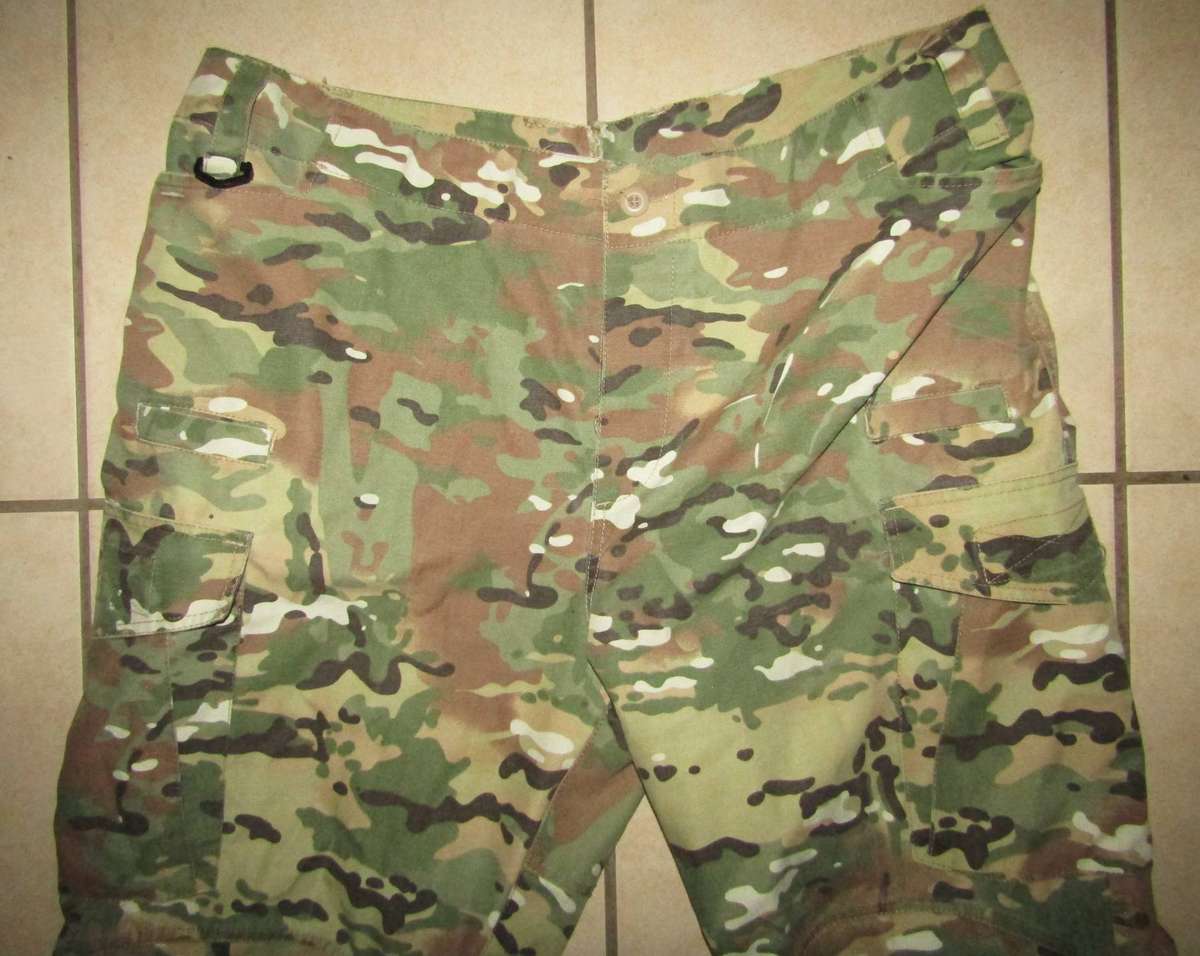 Old Military Camo Combat Jacket and Trousers
