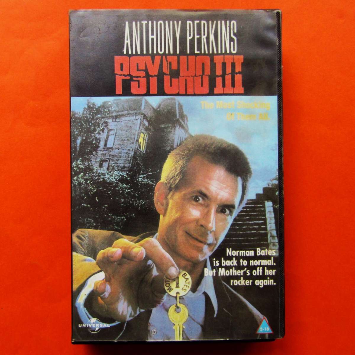 Psycho III - Anthony Perkins - Horror Movie VHS Tape (1986)