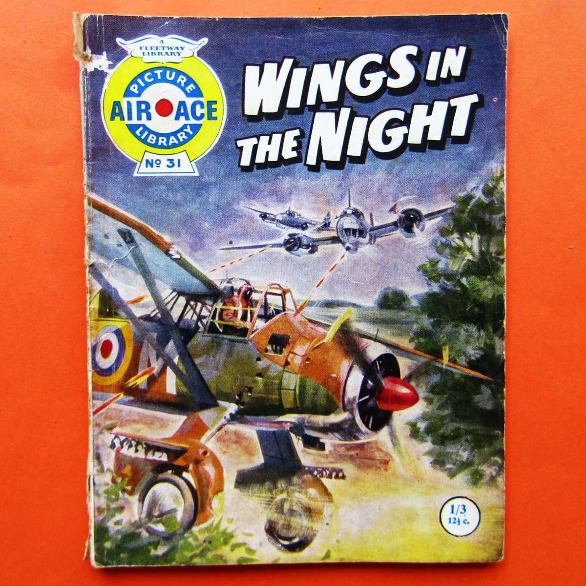Wings in the Night - Air Ace Picture Library No 31 - Comic Book
