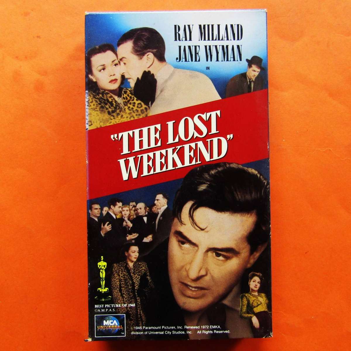 The Lost Weekend - Movie VHS Tape (1990)
