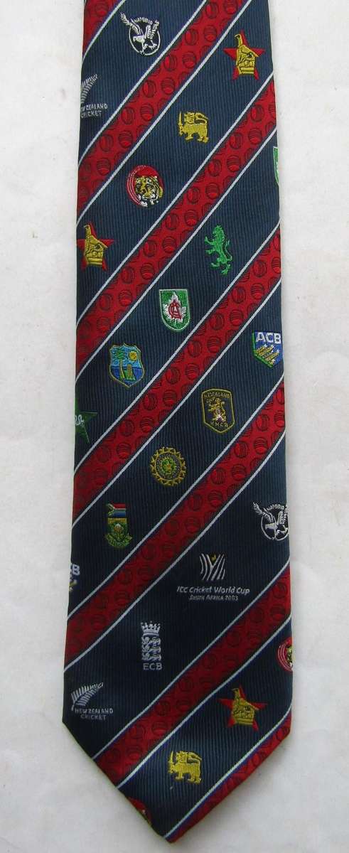 2003 ICC Cricket World Cup Neck Tie