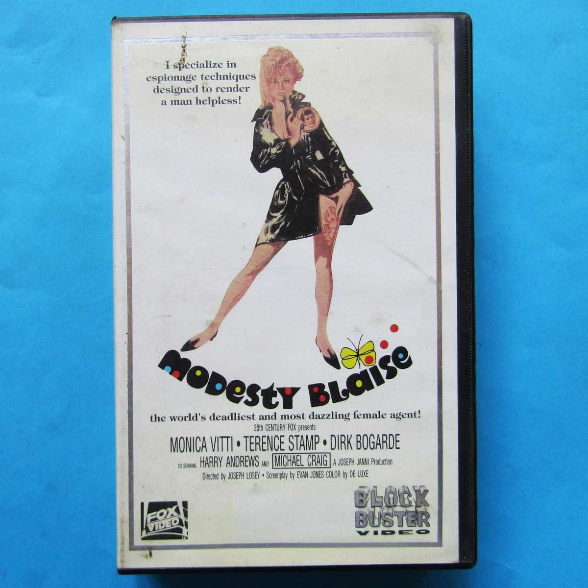 Modesty Blaise - Movie VHS Tape (1992)