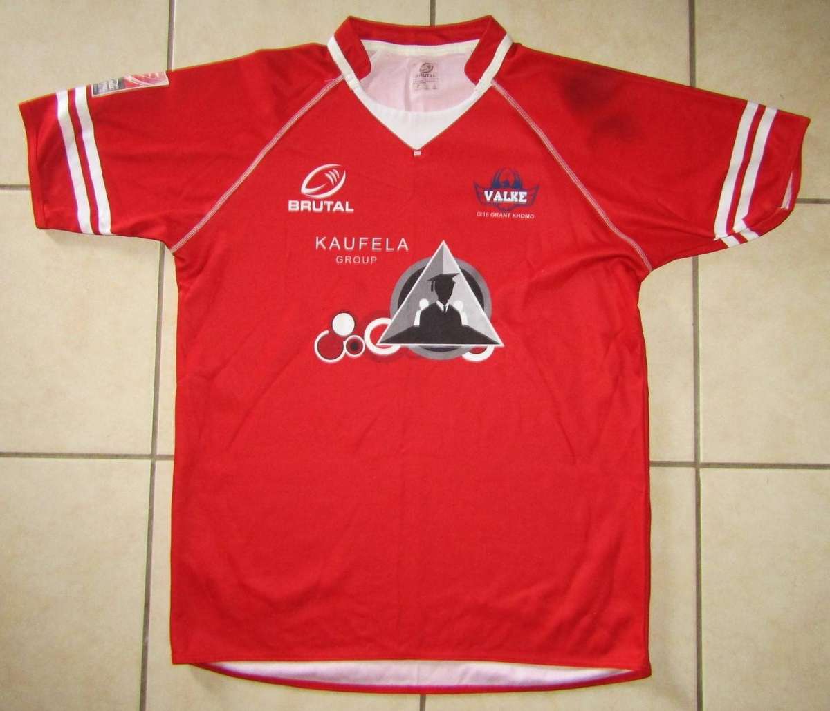 Old Coca Cola Grant Khomo Week Valke Players Rugby Jersey