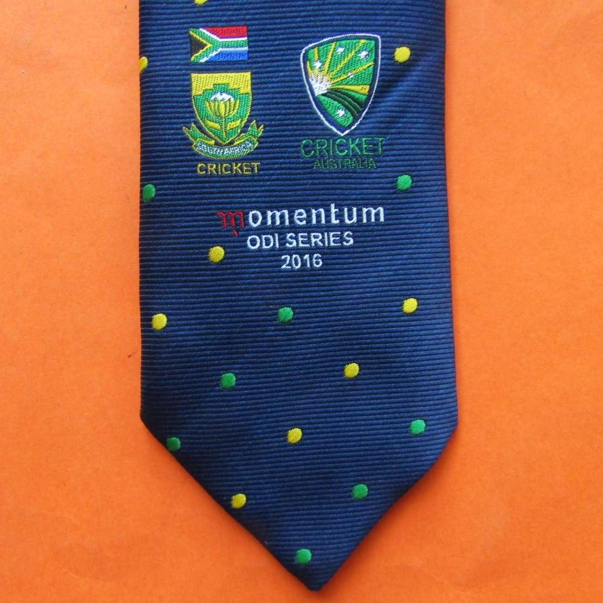 2016 ODI Series - SA vs Australia - Cricket Neck Tie