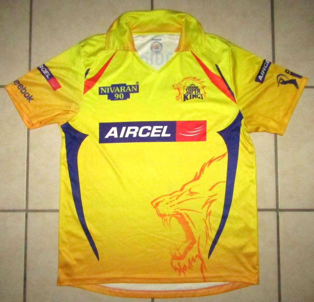 Old Chennai Super Kings IPL Cricket Jersey - Large Size