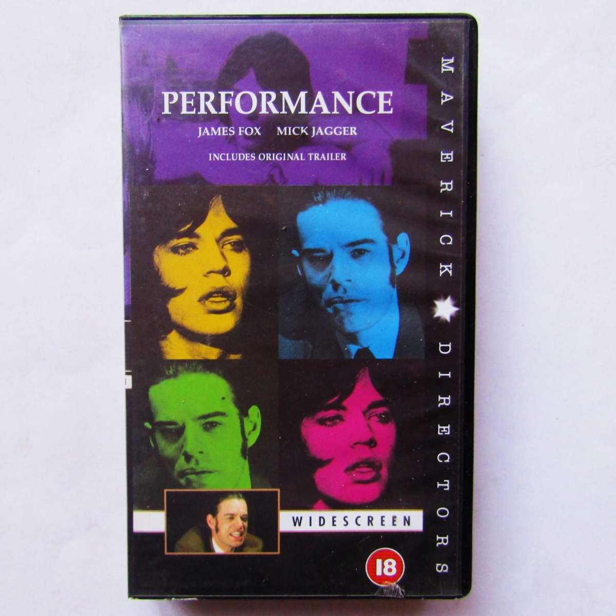 Performance - Mick Jagger - Movie VHS Tape (1997)