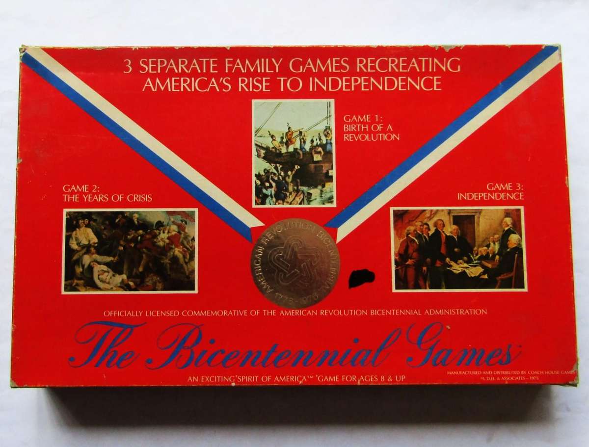 1976 American Revolution 3 in 1 Board Game