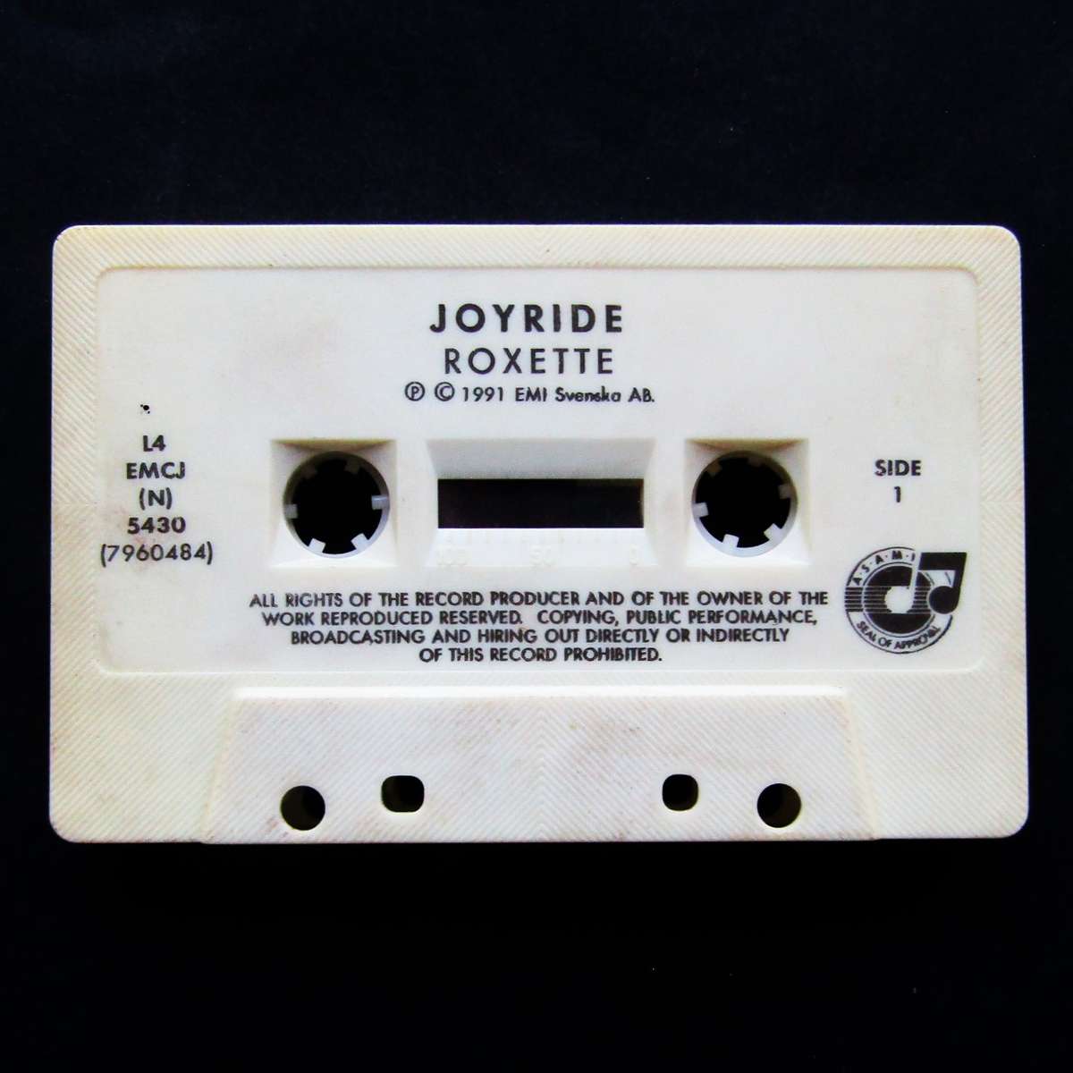 Roxette - Joyride - Cassette Tape (1991)