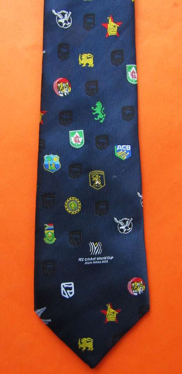 2003 ICC Cricket World Cup Neck Tie