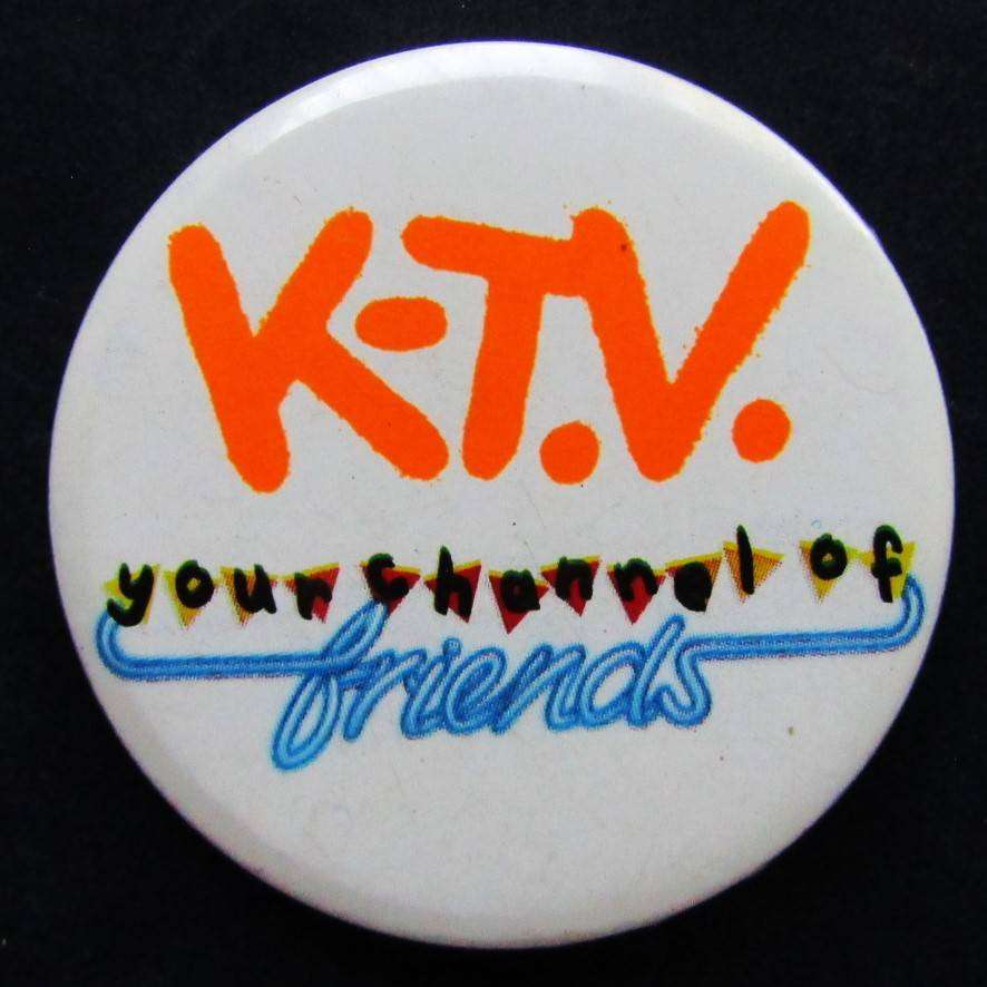 90's KTV Lapel Pin Badge