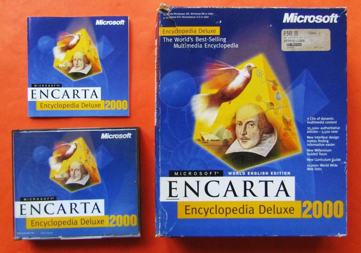 Microsoft Encarta Encyclopedia Deluxe 2000 - Software Program