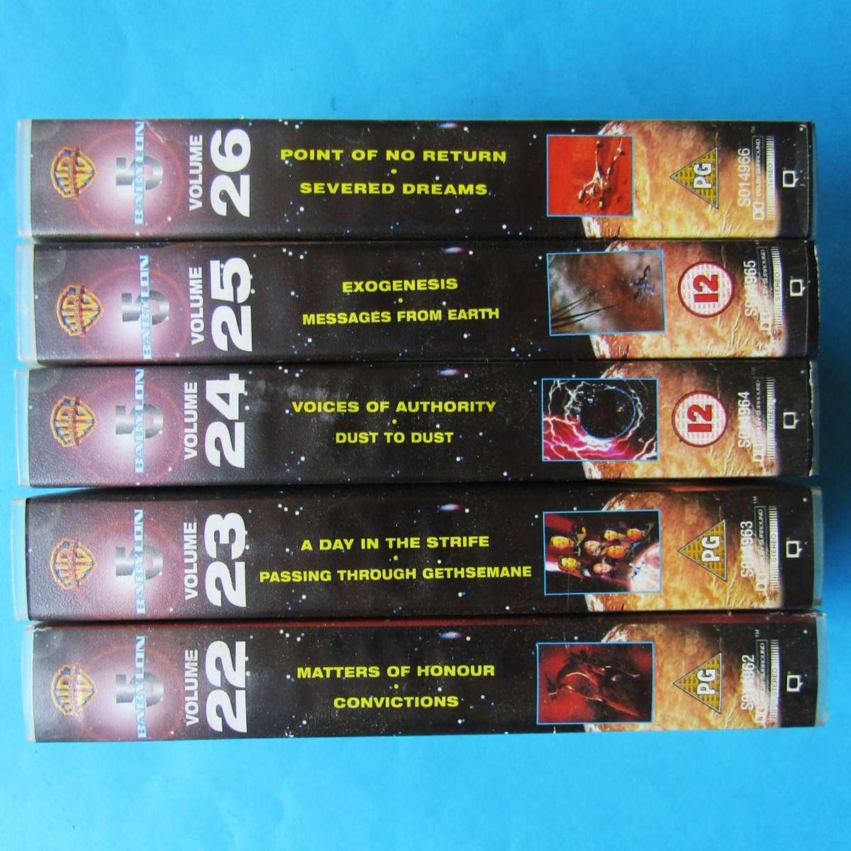 Babylon 5 - Volumes 22 to 26 - VHS Video Tapes