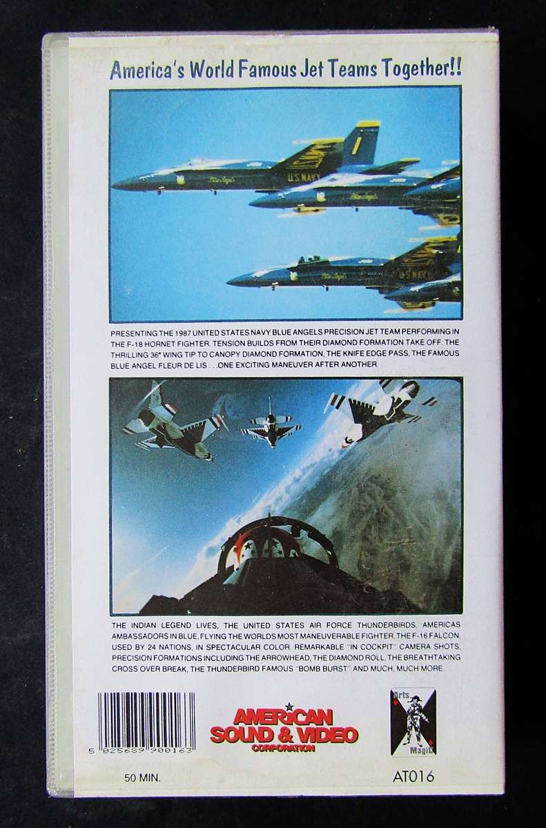 Thunderbirds and Blue Angels - Military Aircraft VHS Video Tape