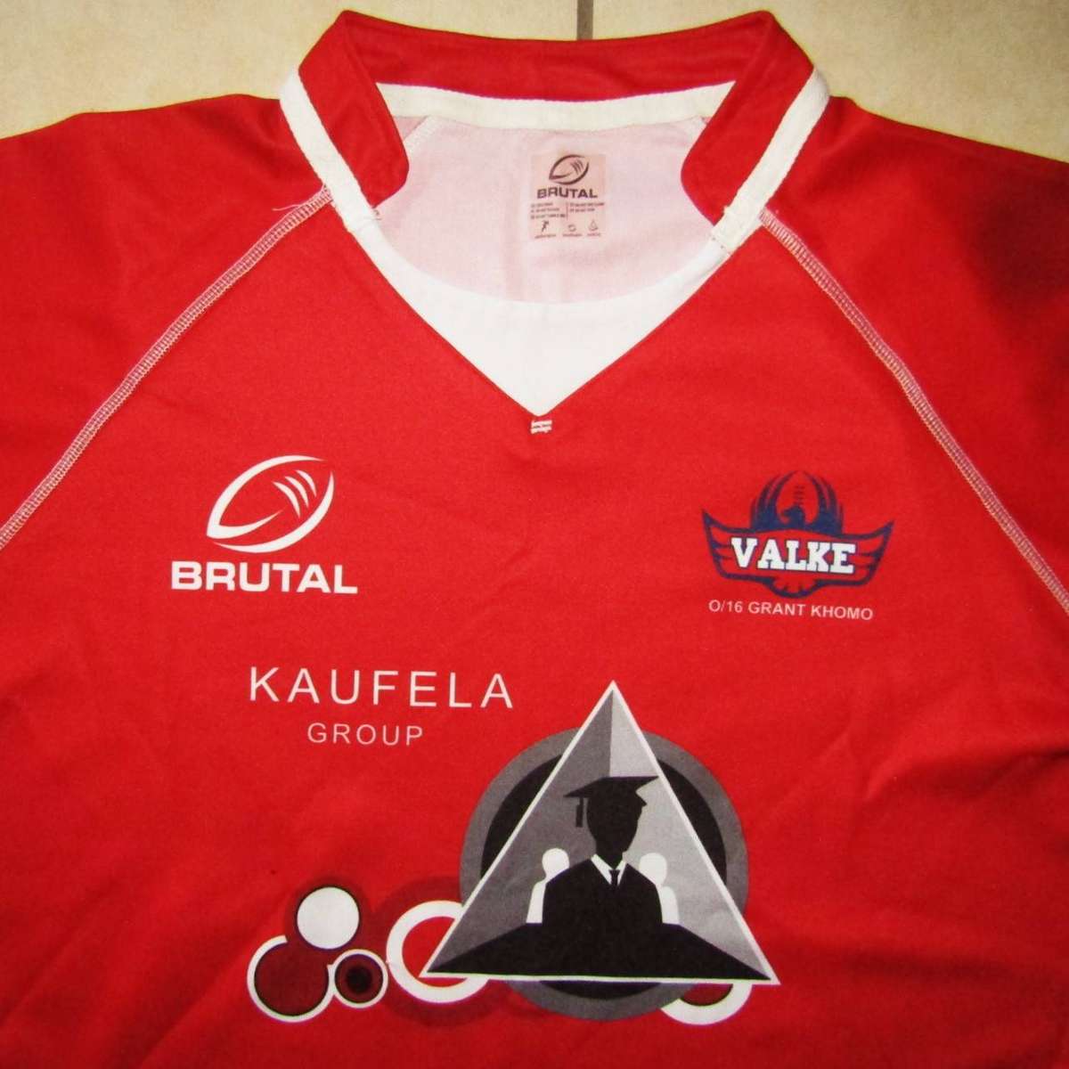 Old Coca Cola Grant Khomo Week Valke Players Rugby Jersey