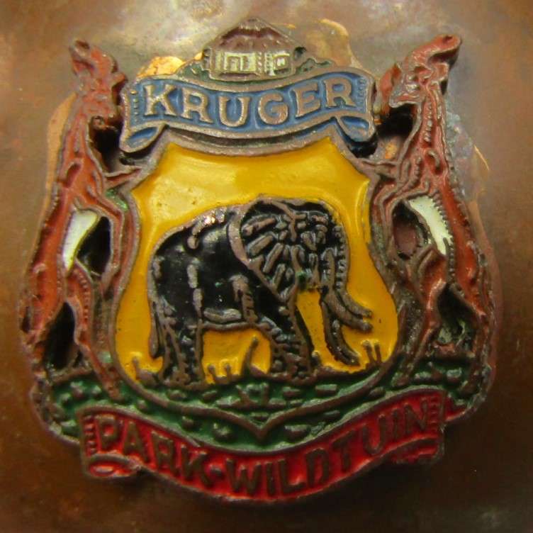 Old Kruger Park Wildtuin Metal Pot