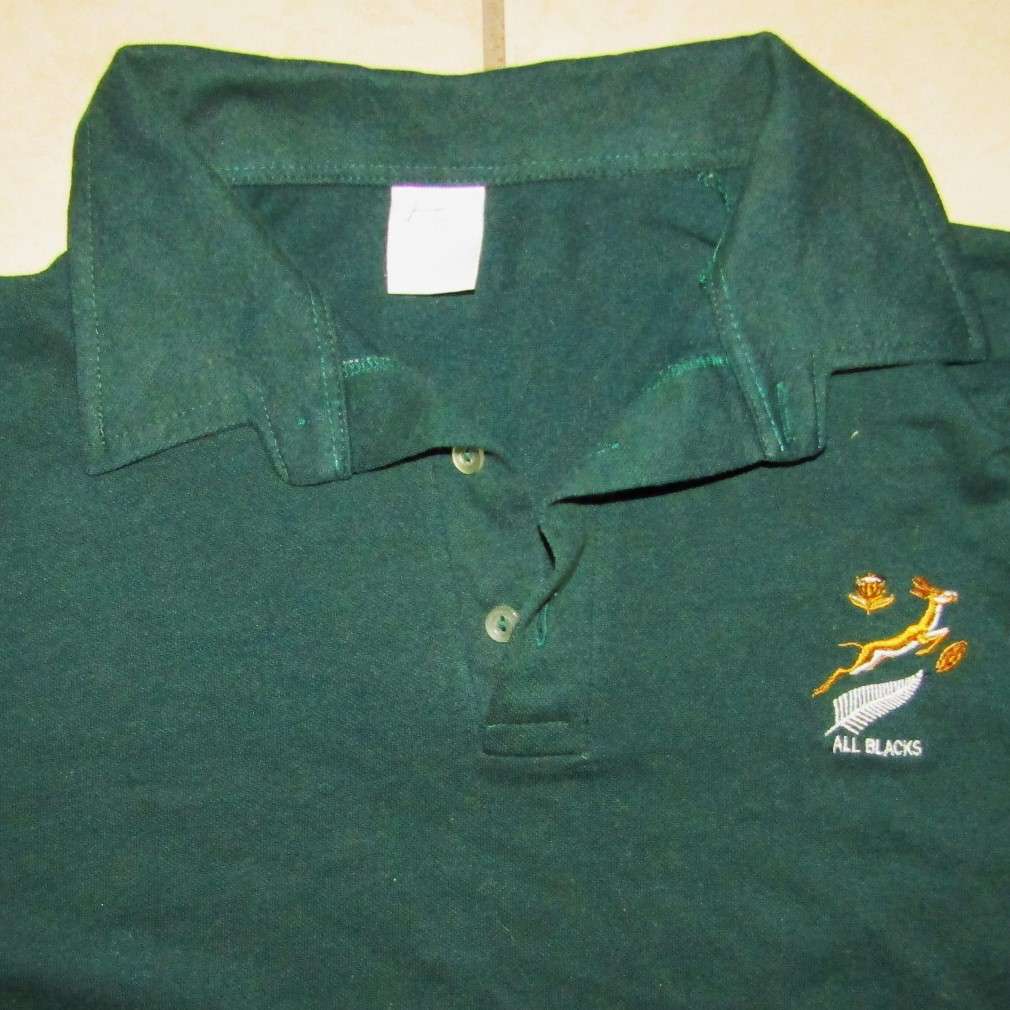 Old Springboks vs All Blacks Rugby Shirt - Large Size
