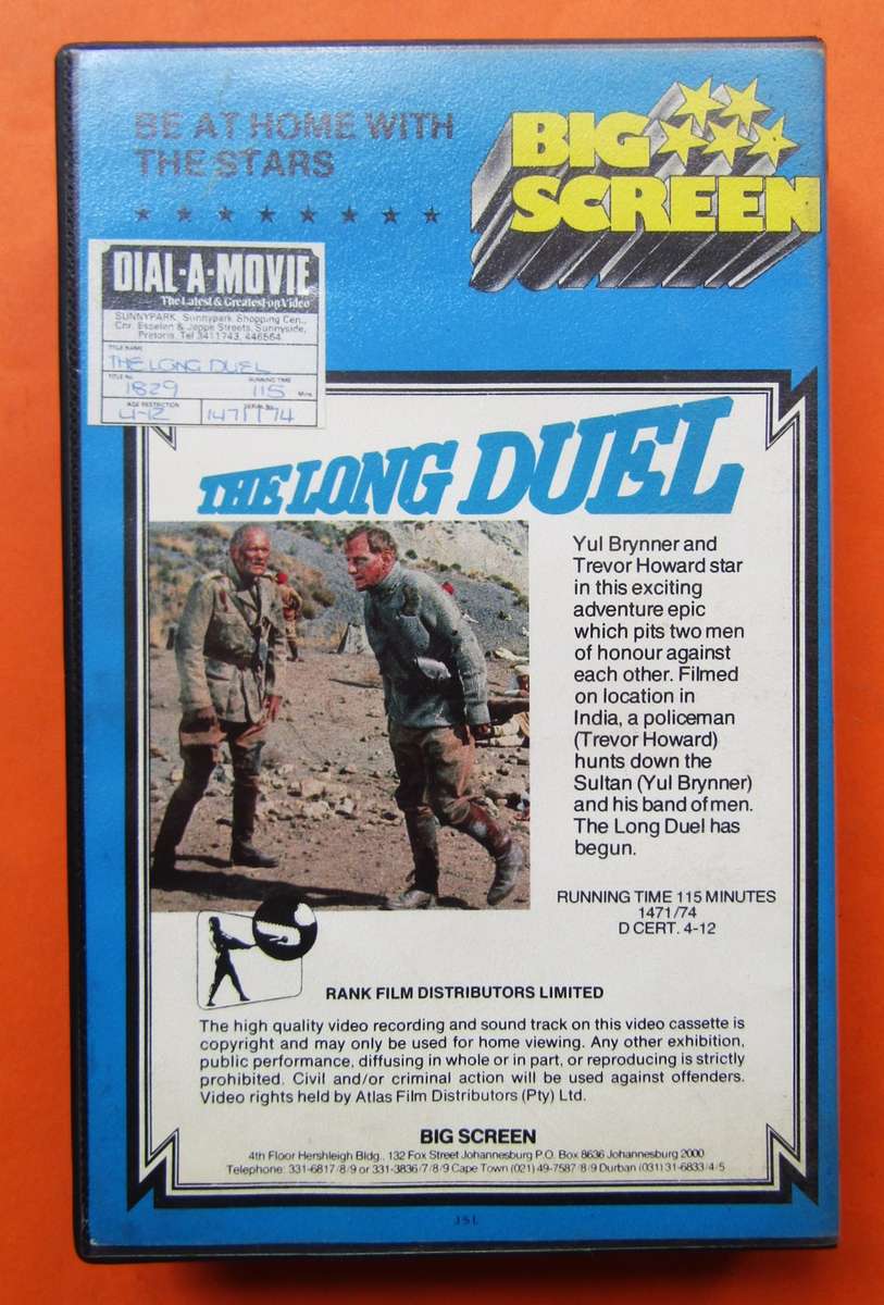 The Long Duel - Movie VHS Tape (1974)