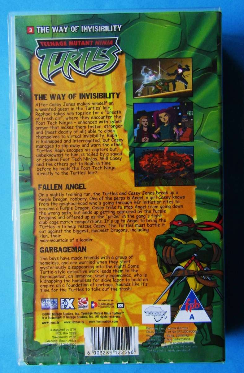 Teenage Mutant Ninja Turtles - VHS Video Tape (2003)