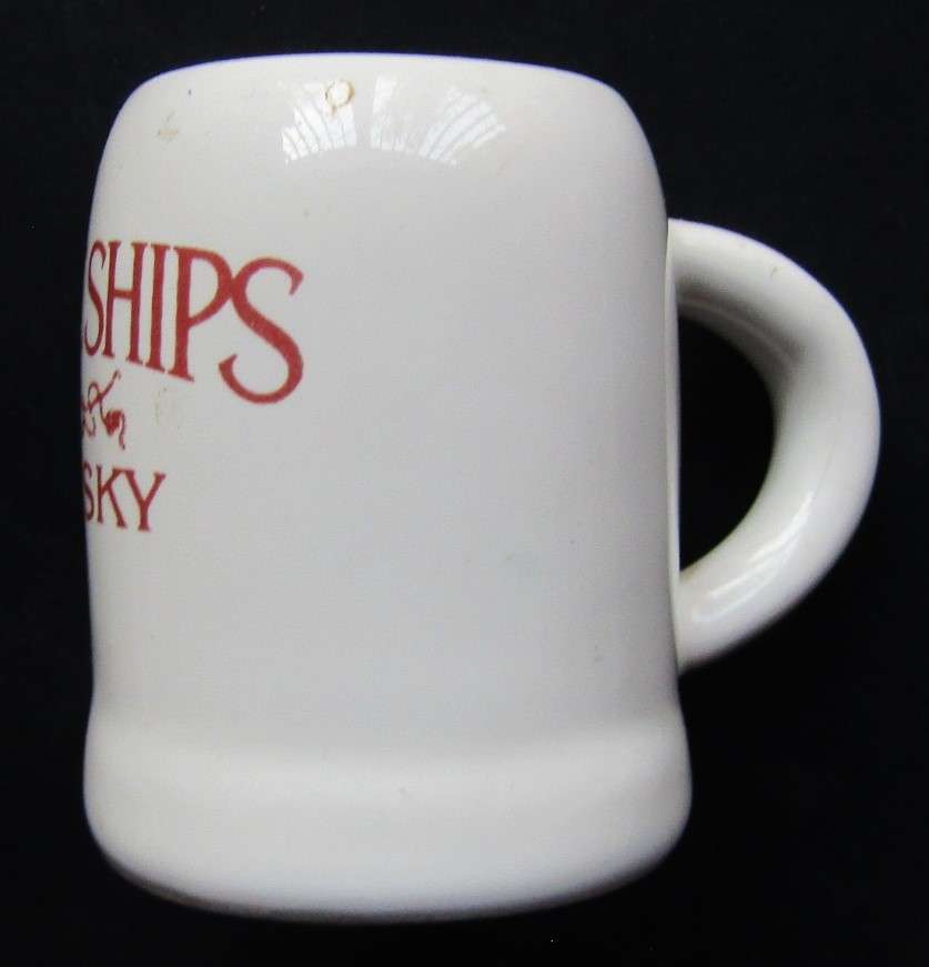 Old Three Ships Whisky Tot Measure