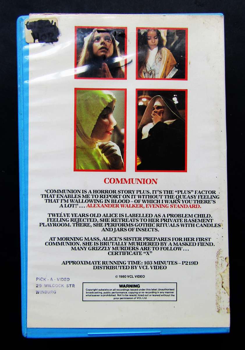 Communion - Brooke Shields - Horror Movie VHS Tape (1980)