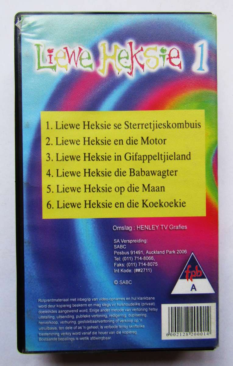 Liewe Heksie 1 - VHS Video Tape (1992)