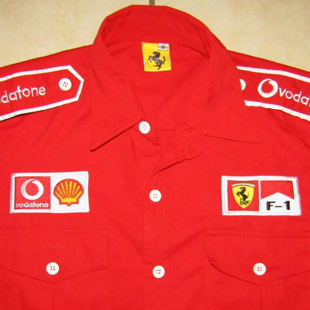 Old Michael Schumacher Ferrari F1 Racing Shirt