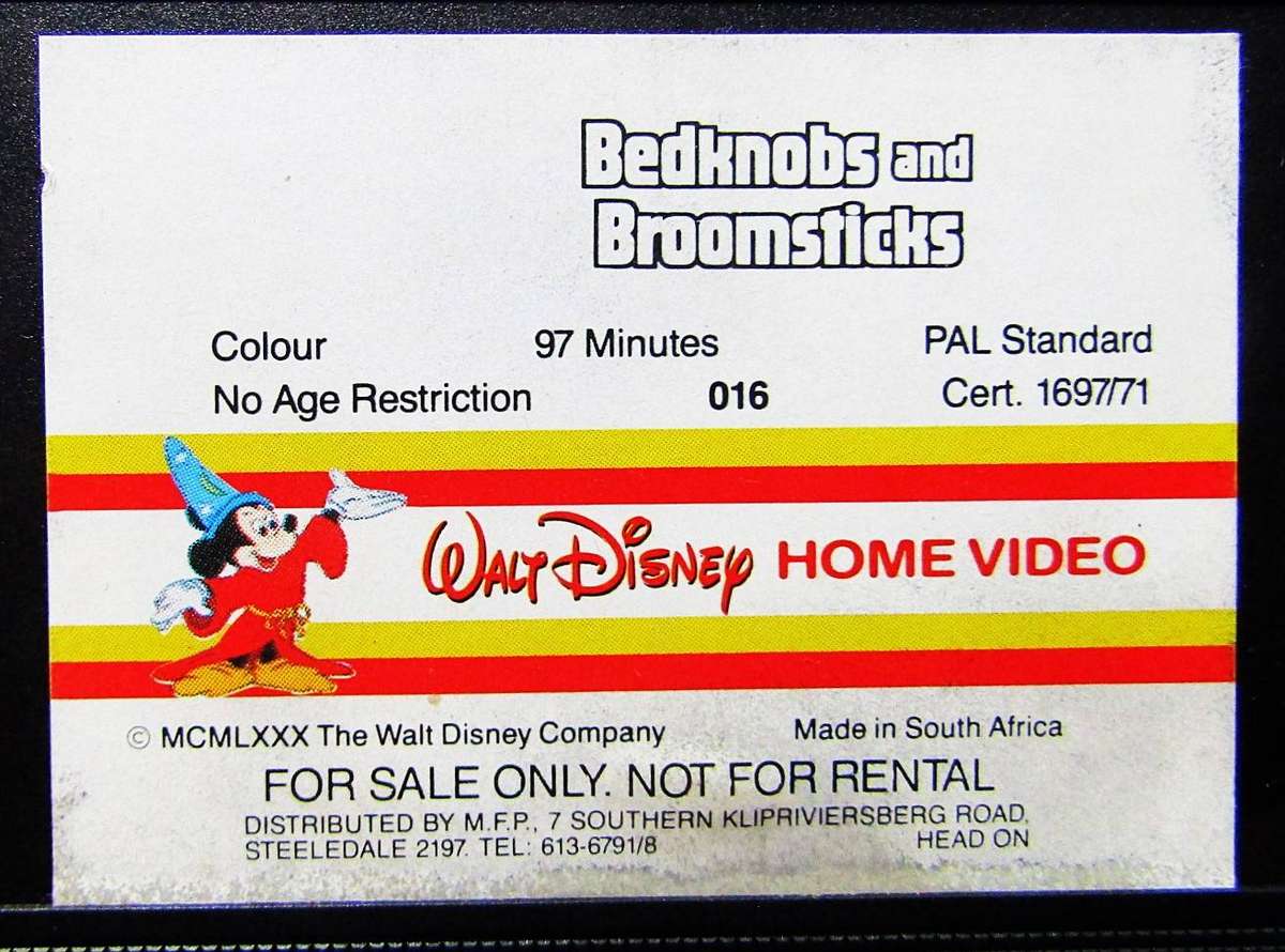Bedknobs and Broomsticks - Walt Disney VHS Tape (1980)
