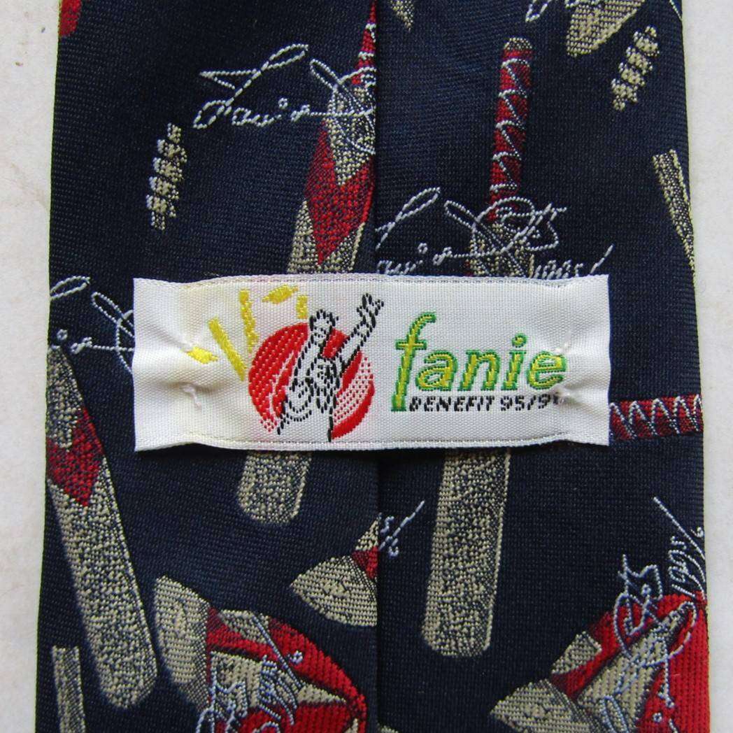 1995/96 Fanie de Villiers Signature Cricket Neck Tie