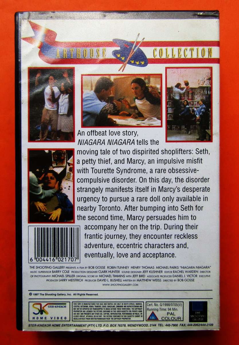 Niagara, Niagara - Robin Tunney - Movie VHS Tape (1999)