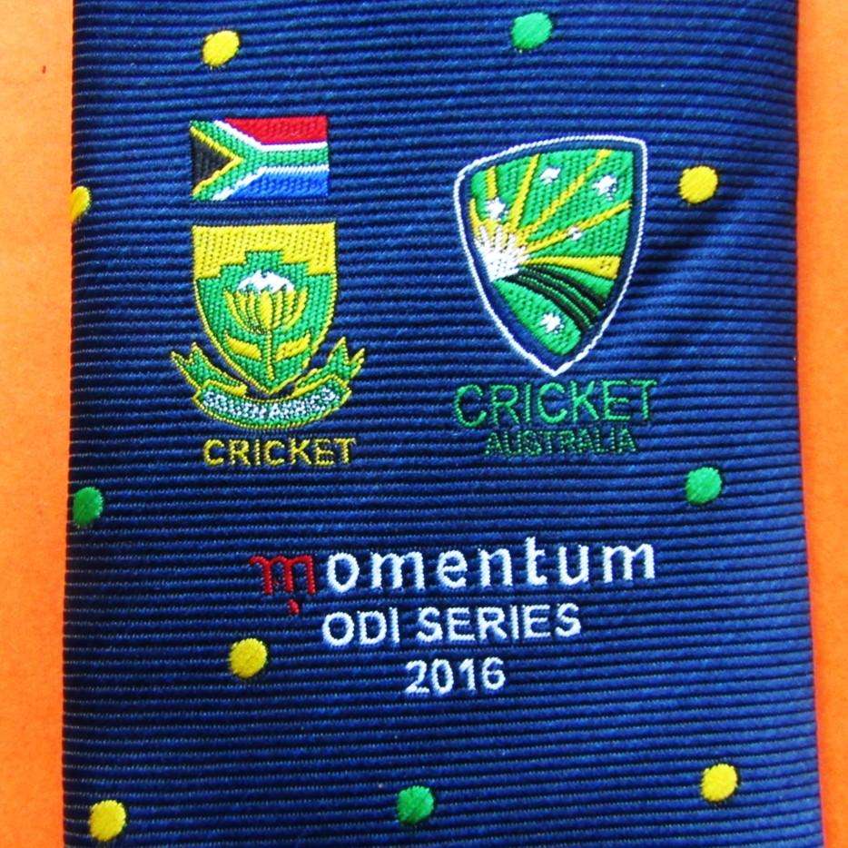 2016 ODI Series - SA vs Australia - Cricket Neck Tie