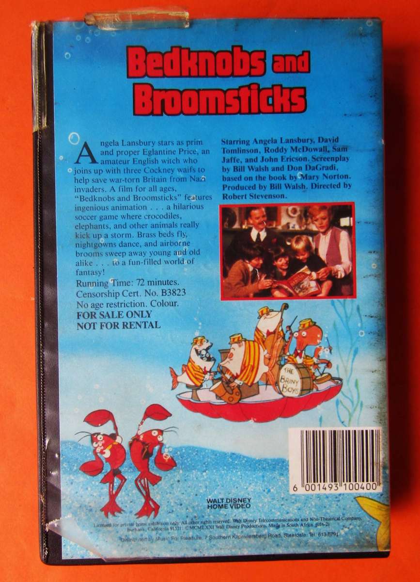 Bedknobs and Broomsticks - Walt Disney VHS Tape (1980)