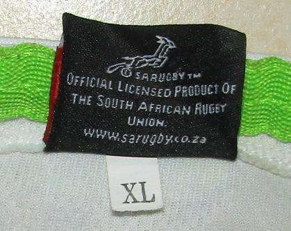 Old White Springbok Rugby Jersey - XL Size